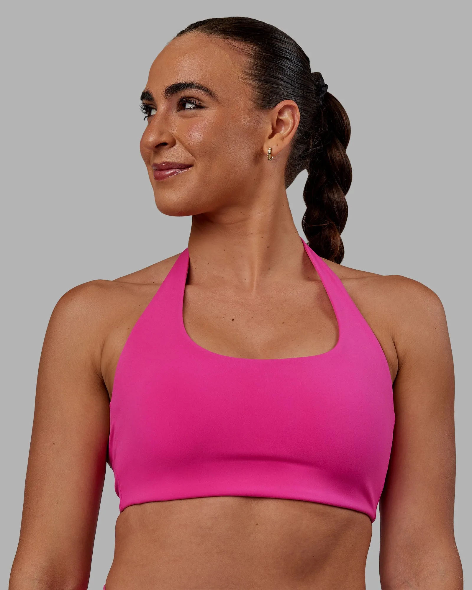 Challenger Sports Bra - Fuchsia Pink sold by LSKD product image thumbnail 3