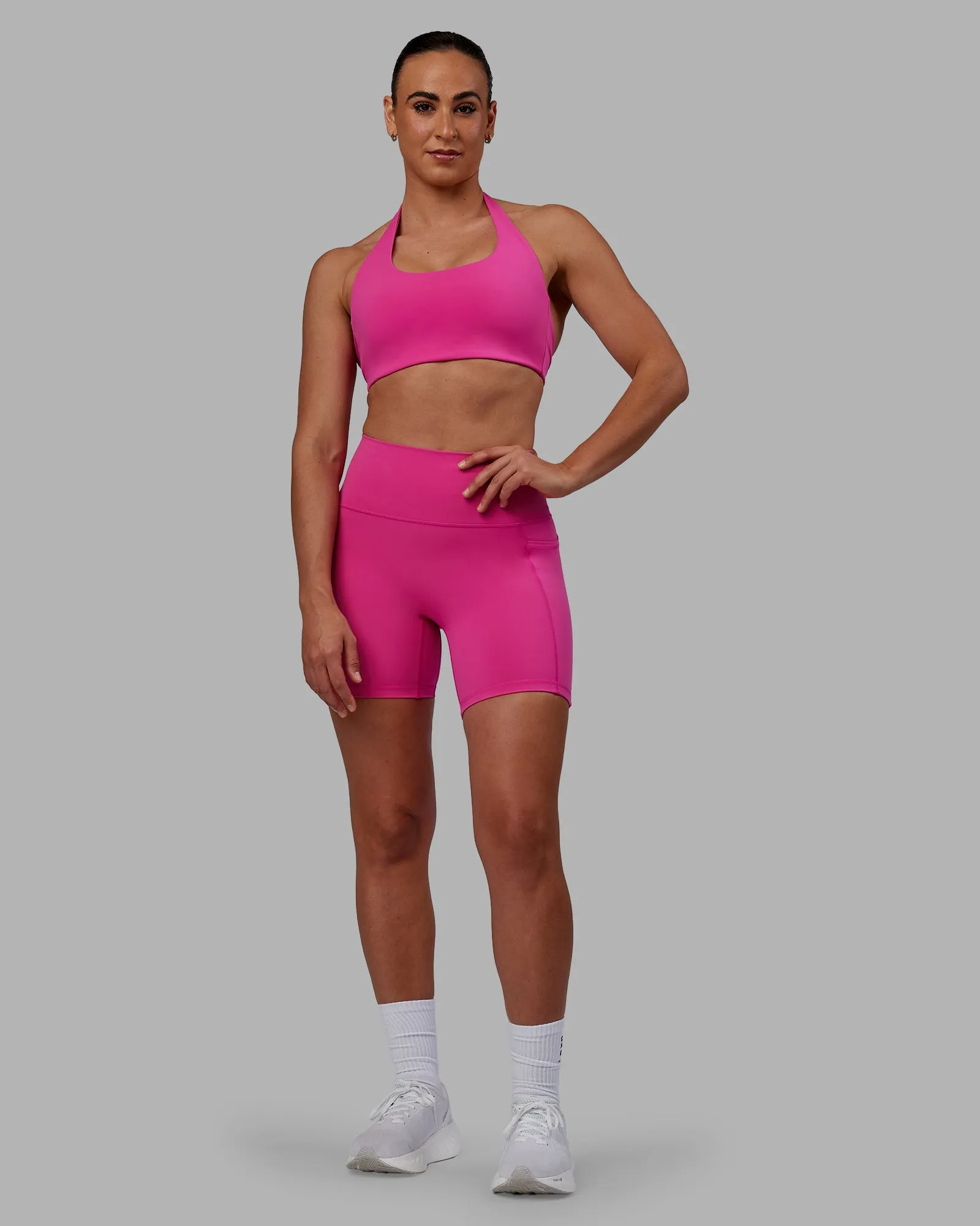 Challenger Sports Bra - Fuchsia Pink sold by LSKD product image thumbnail 2