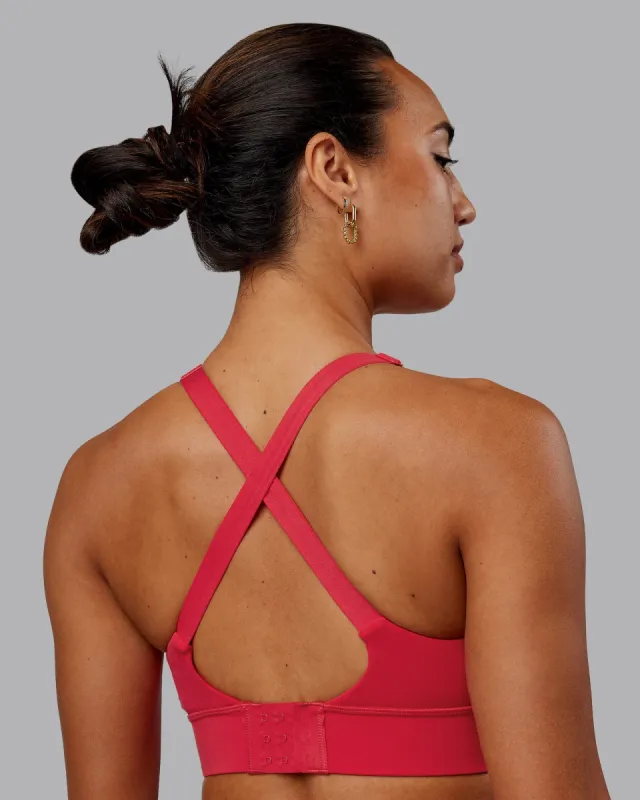 Accelerate Sports Bra - Scarlet sold by LSKD