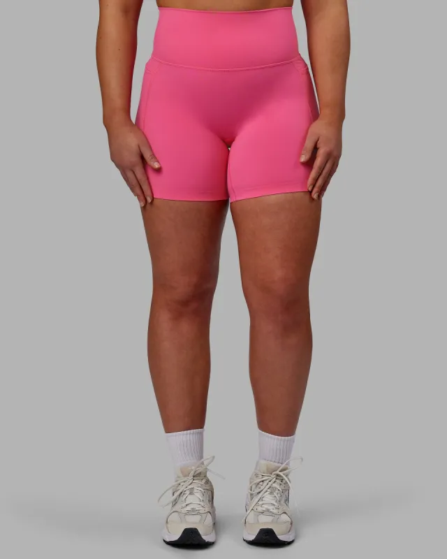 Elixir Mid Short Tight With Pockets - Carmine Rose sold by LSKD