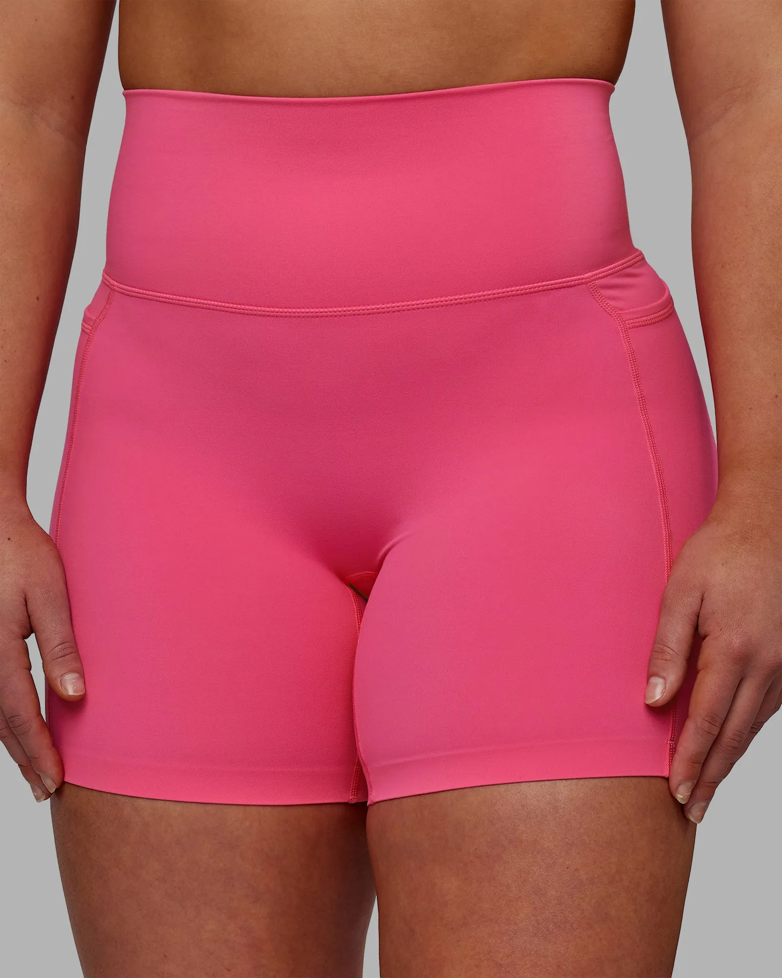 Elixir Mid Short Tight With Pockets - Carmine Rose sold by LSKD product image thumbnail 3