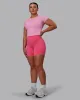 Staple Cropped Tee - Bubblegum sold by LSKD