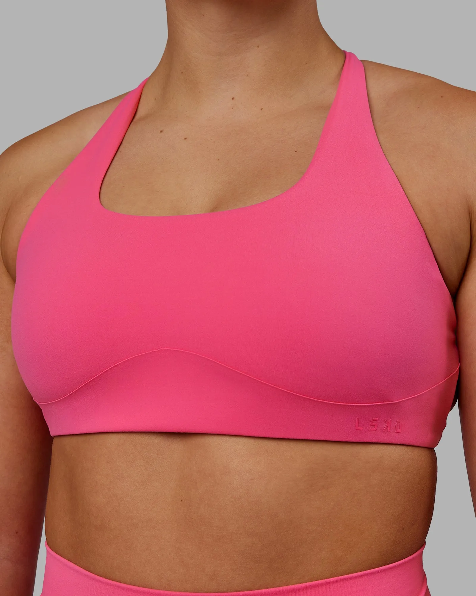 Aspire Sports Bra - Carmine Rose sold by LSKD product image thumbnail 5
