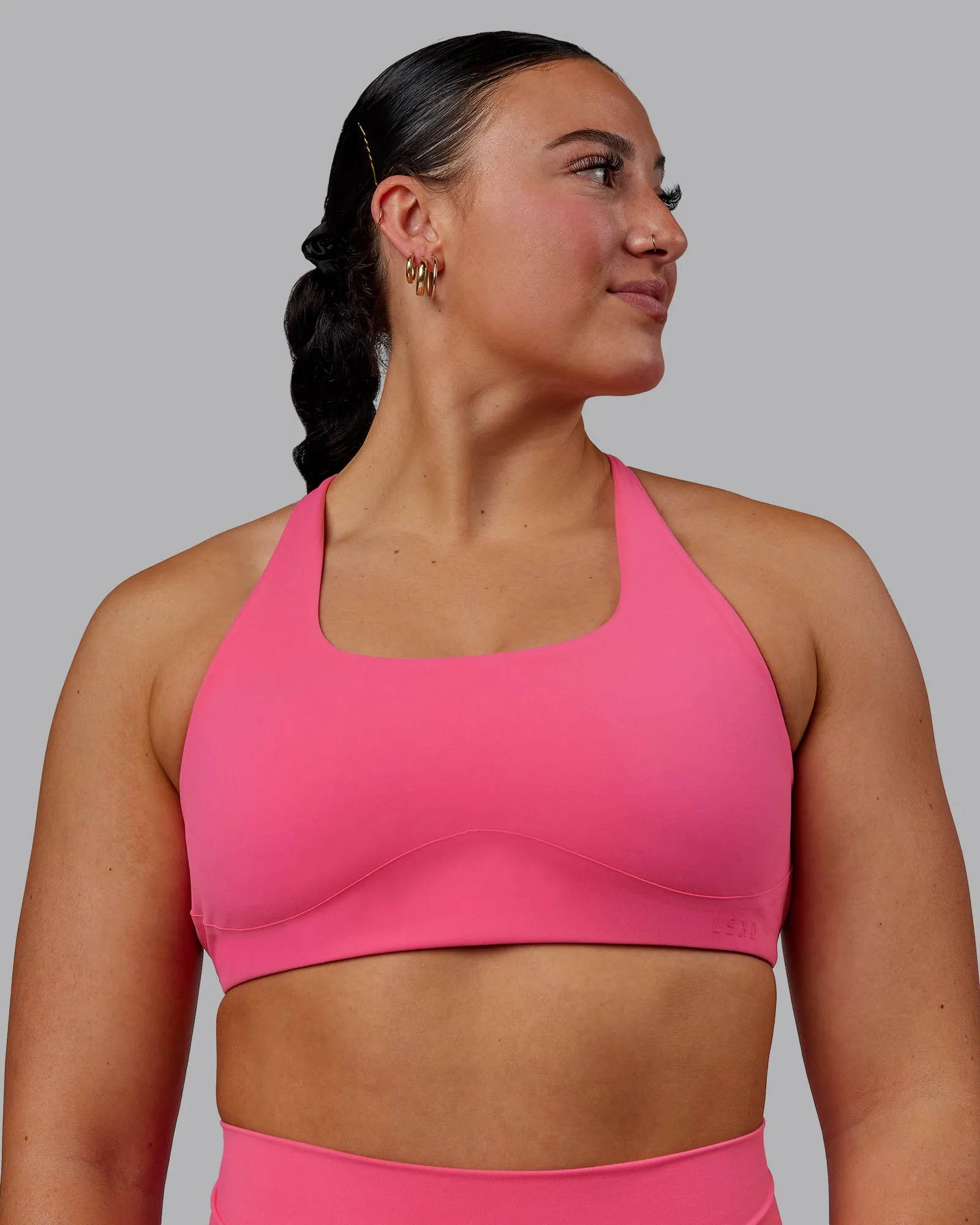 Aspire Sports Bra - Carmine Rose sold by LSKD product image thumbnail 2
