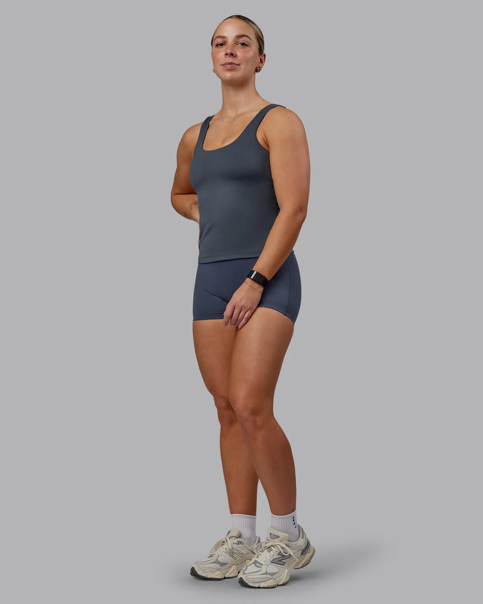 Staple Active Shelf Bra Tank - Turbulence sold by LSKD product image thumbnail 4