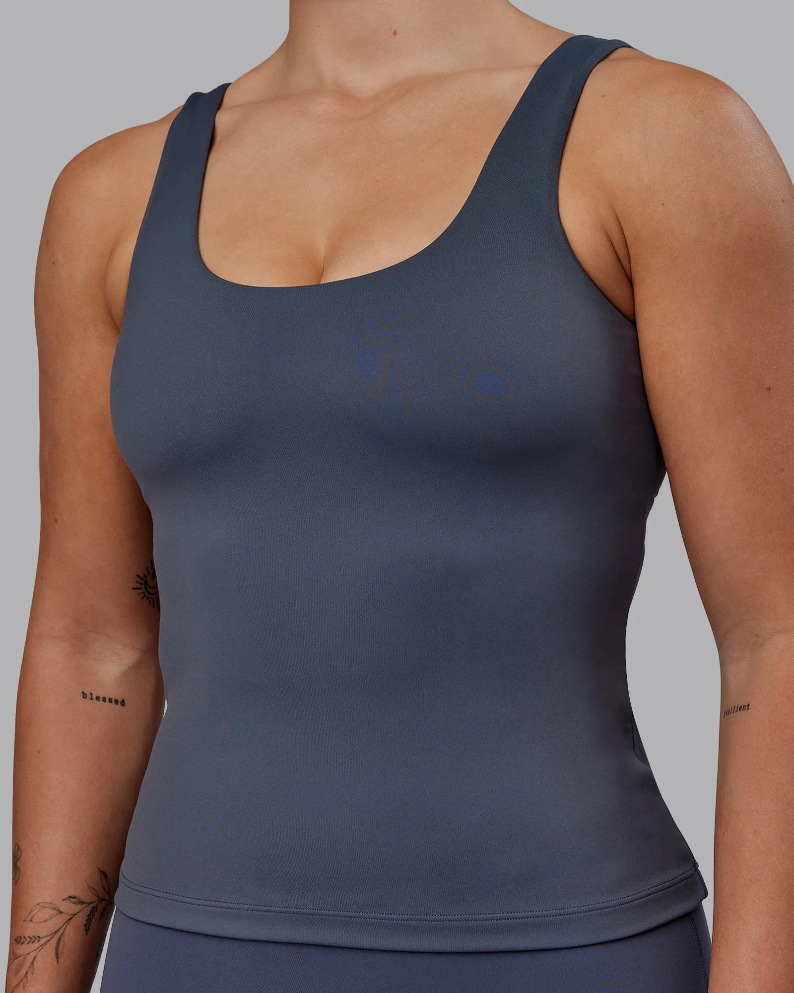 Staple Active Shelf Bra Tank - Turbulence sold by LSKD product image thumbnail 5