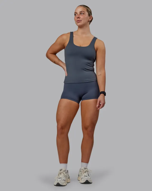 Staple Active Shelf Bra Tank - Turbulence sold by LSKD