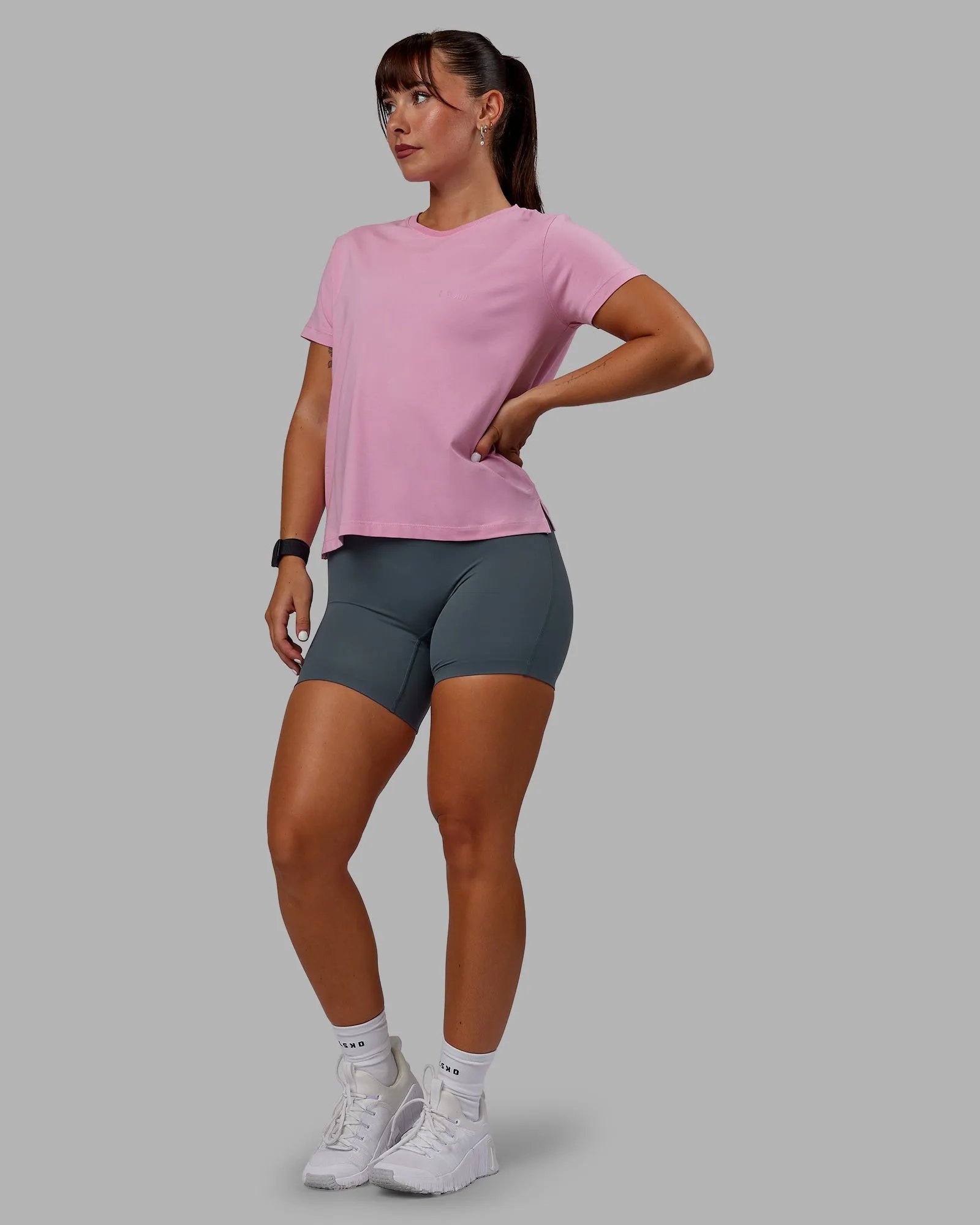 Deluxe PimaFLX Tee - Bubblegum sold by LSKD