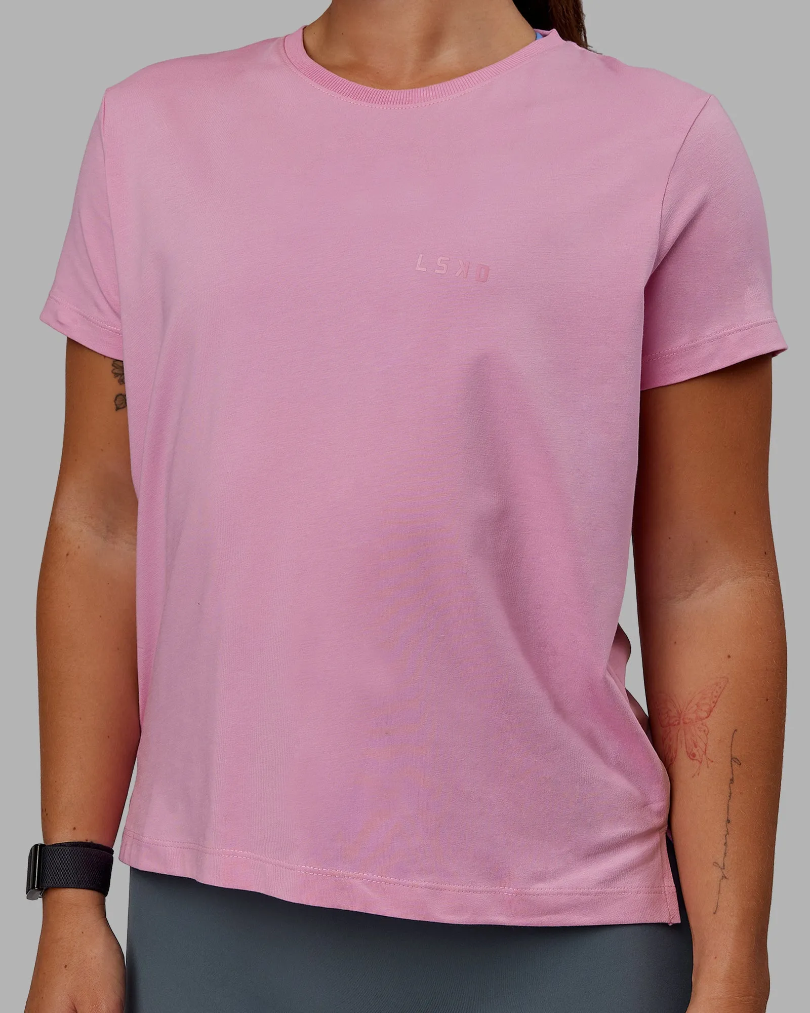 Deluxe PimaFLX Tee - Bubblegum sold by LSKD product image thumbnail 3