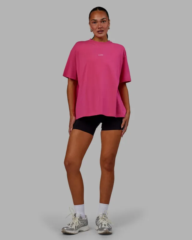 Go-To FLXCotton Oversized Tee - Pink Flash sold by LSKD
