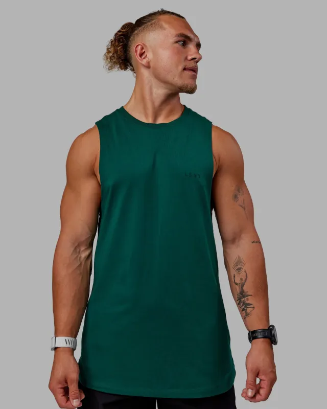 Deluxe PimaFLX Tank - Deep Emerald sold by LSKD
