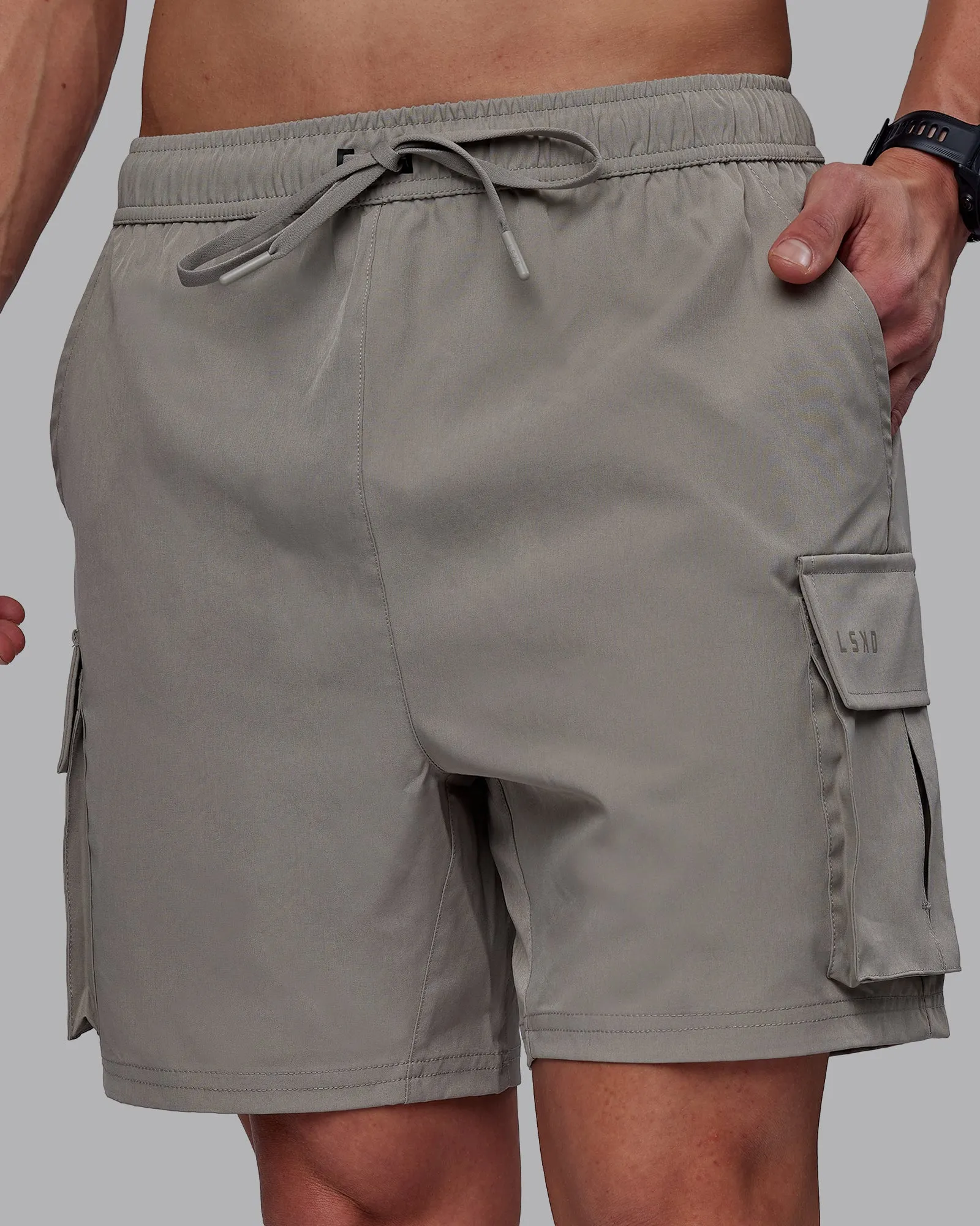 Energy Stretch 6" Performance Cargo Short - Elephant sold by LSKD product image thumbnail 3