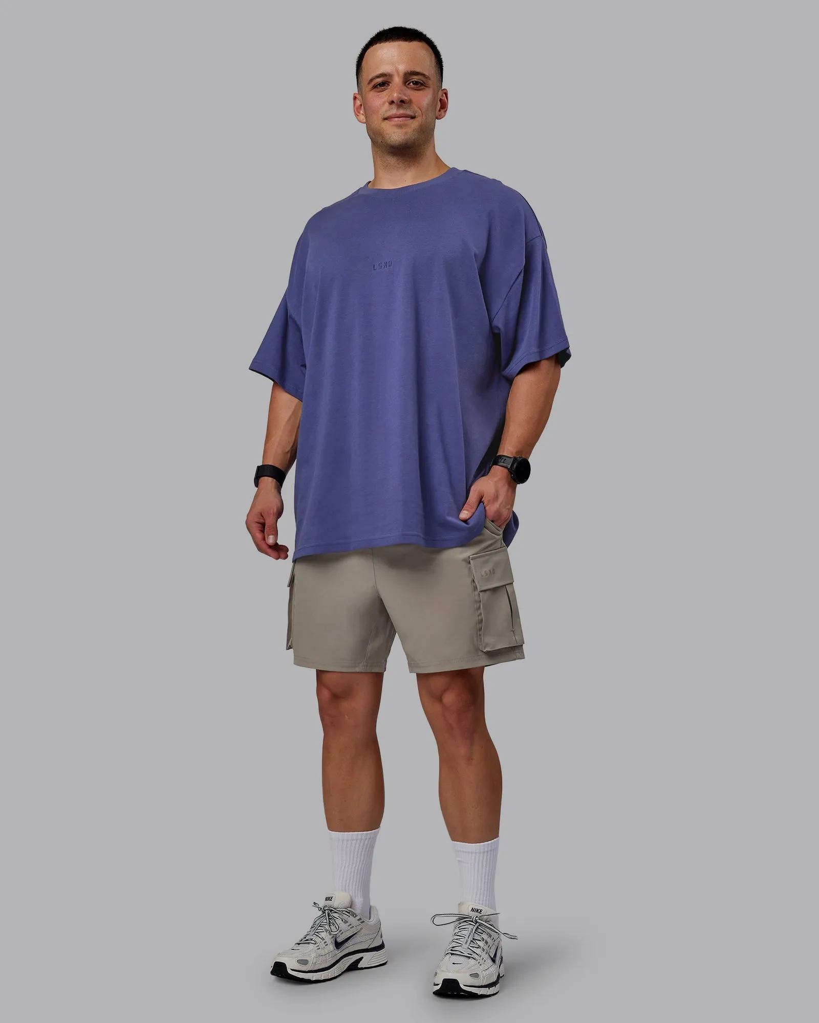 Energy Stretch 6" Performance Cargo Short - Elephant sold by LSKD product image thumbnail 2