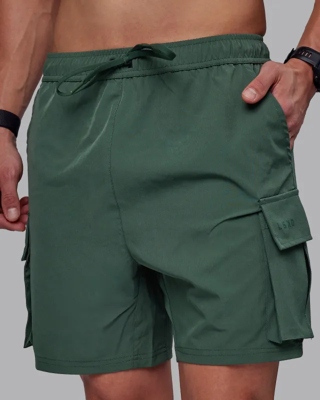 Energy Stretch 6" Performance Cargo Short - Cilantro sold by LSKD