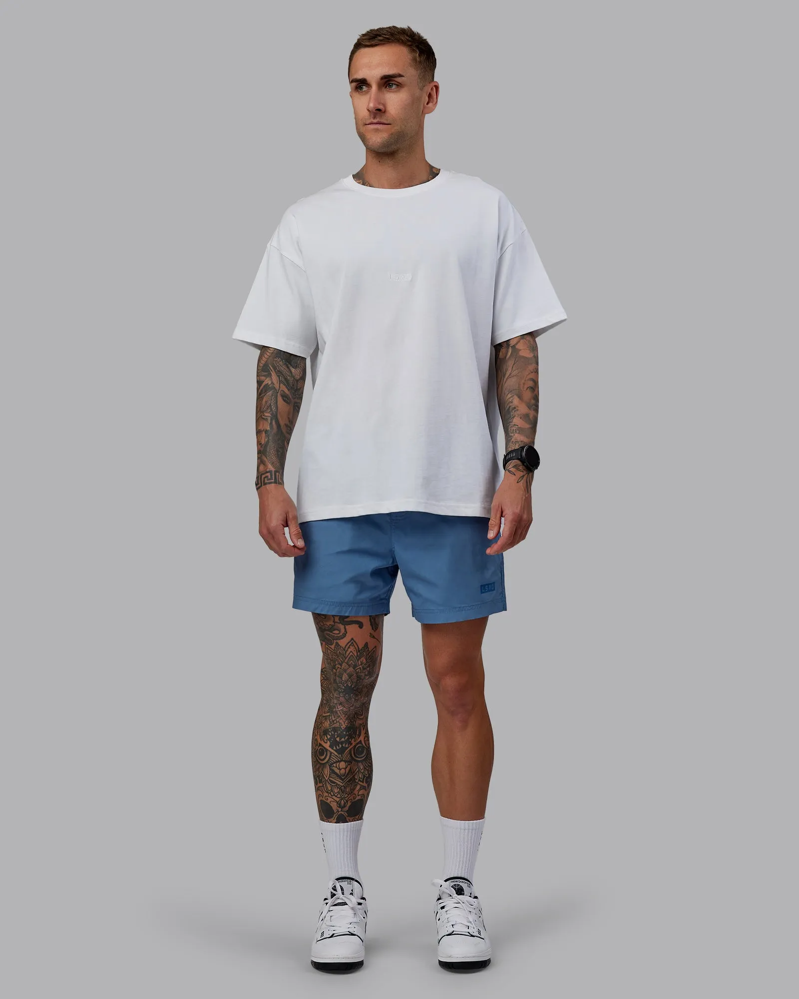 Daily 5" Short - Elemental Blue sold by LSKD product image thumbnail 5