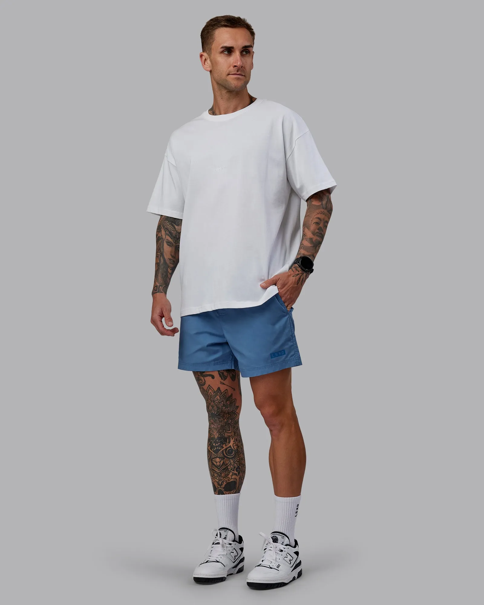 Daily 5" Short - Elemental Blue sold by LSKD product image thumbnail 3