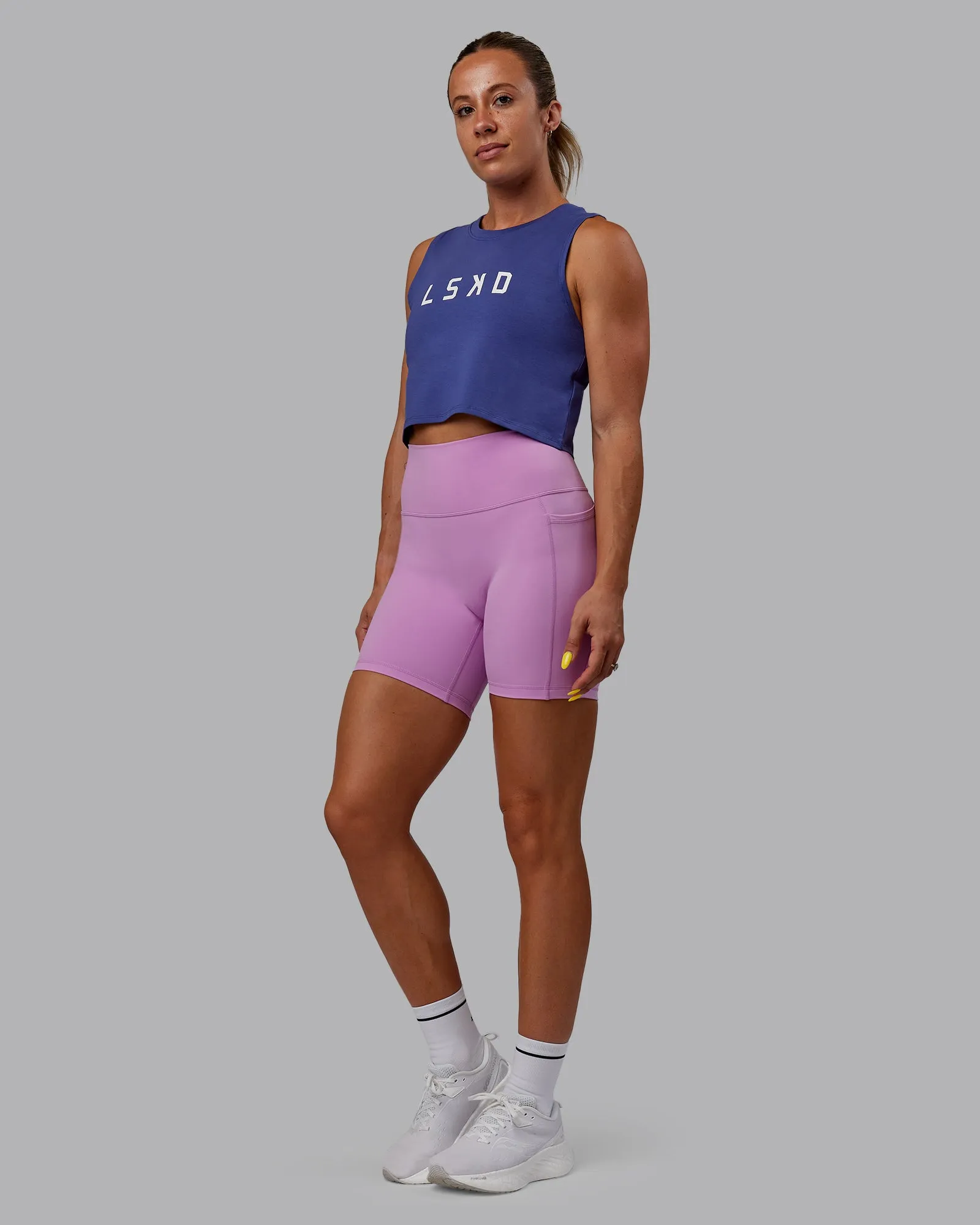 Agile FLXCotton Tank - Future Dusk-White sold by LSKD