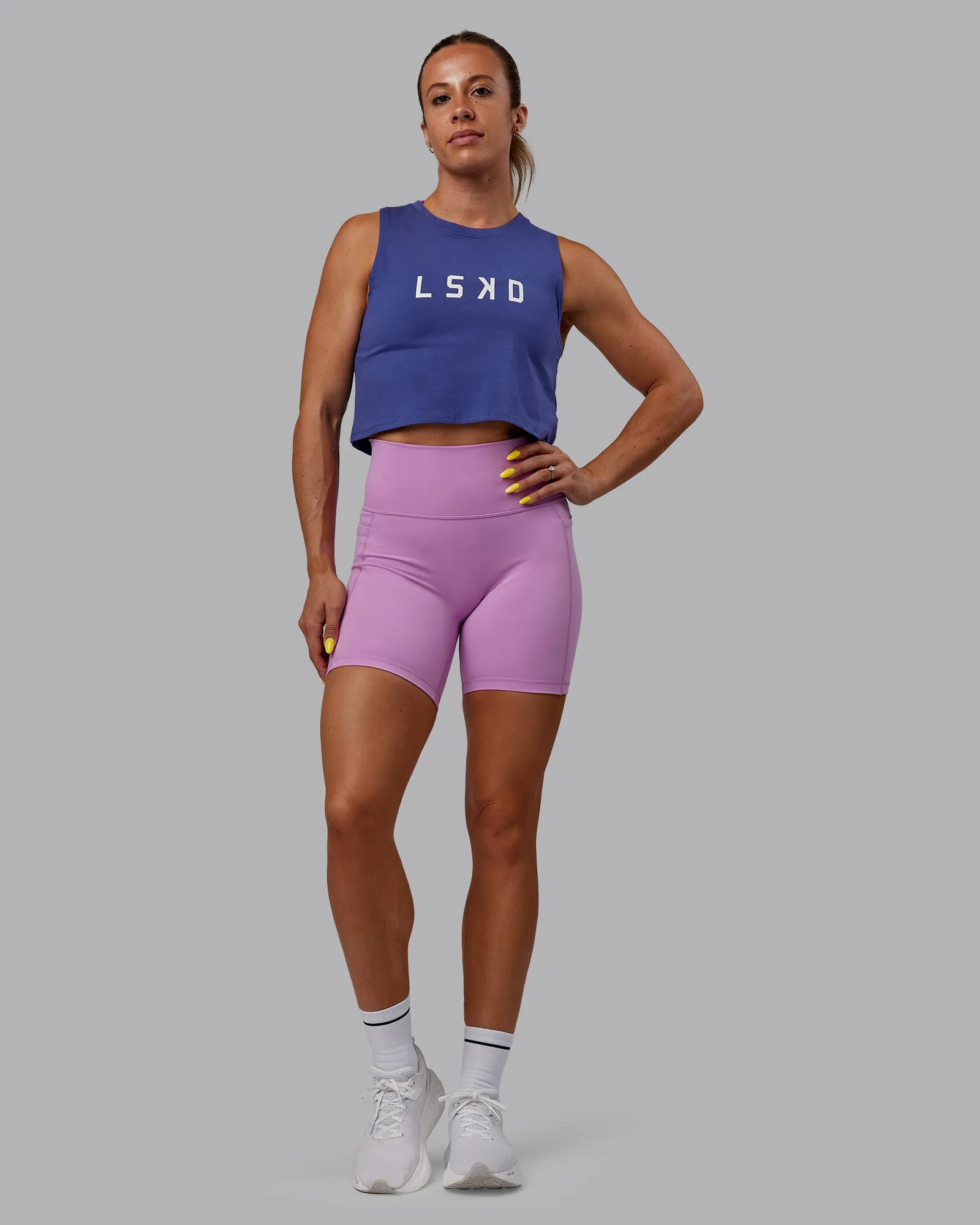 Agile FLXCotton Tank - Future Dusk-White sold by LSKD product image thumbnail 5