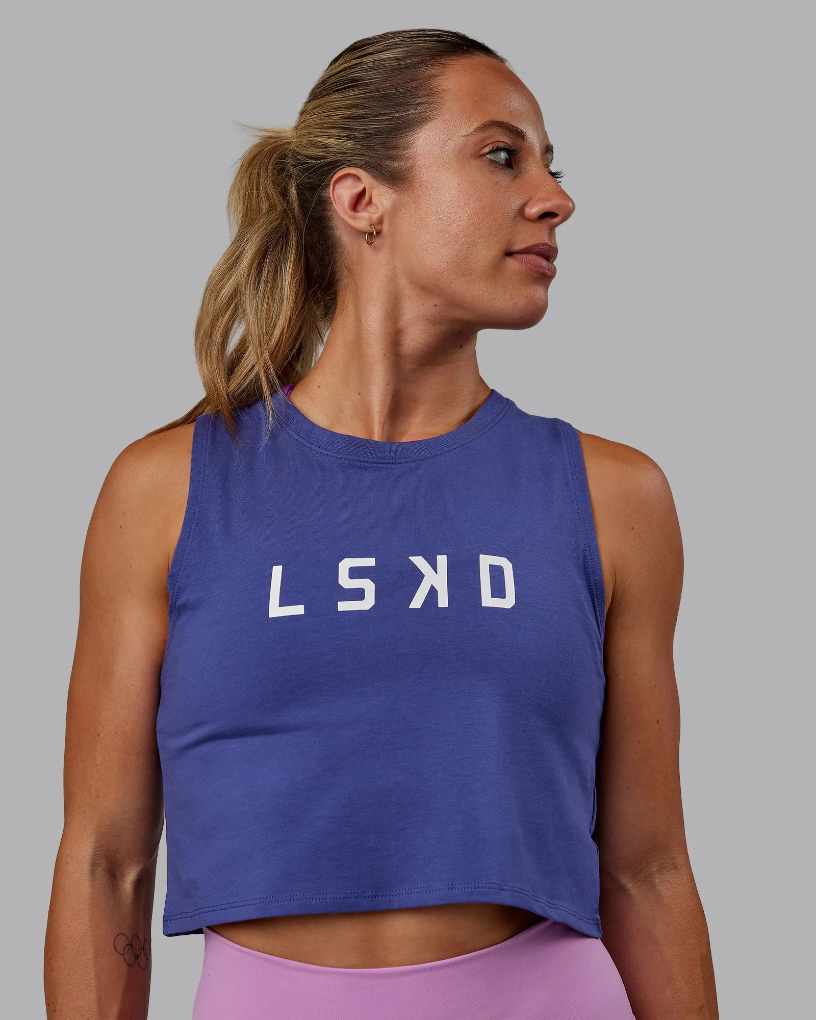 Agile FLXCotton Tank - Future Dusk-White sold by LSKD product image thumbnail 2