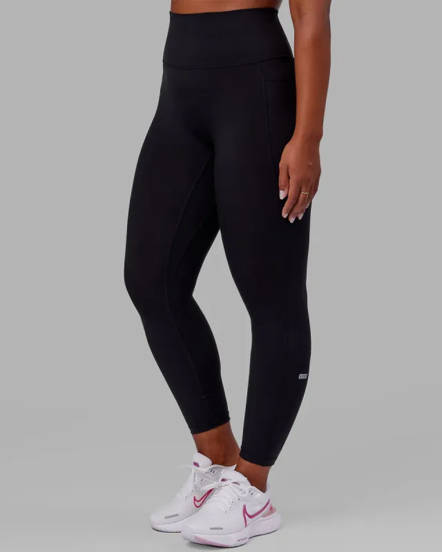 Fusion Full Length Tight with Pockets - Black Reflective sold by LSKD