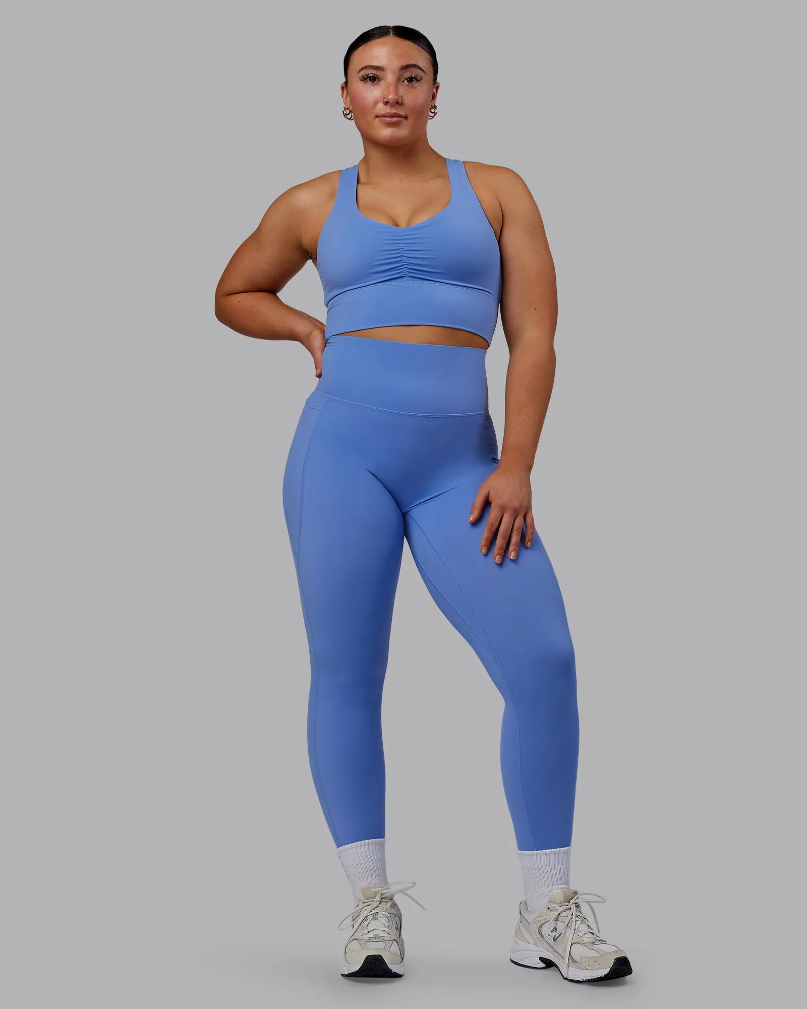 Evoke Longline Sports Bra - Ultramarine sold by LSKD product image thumbnail 3