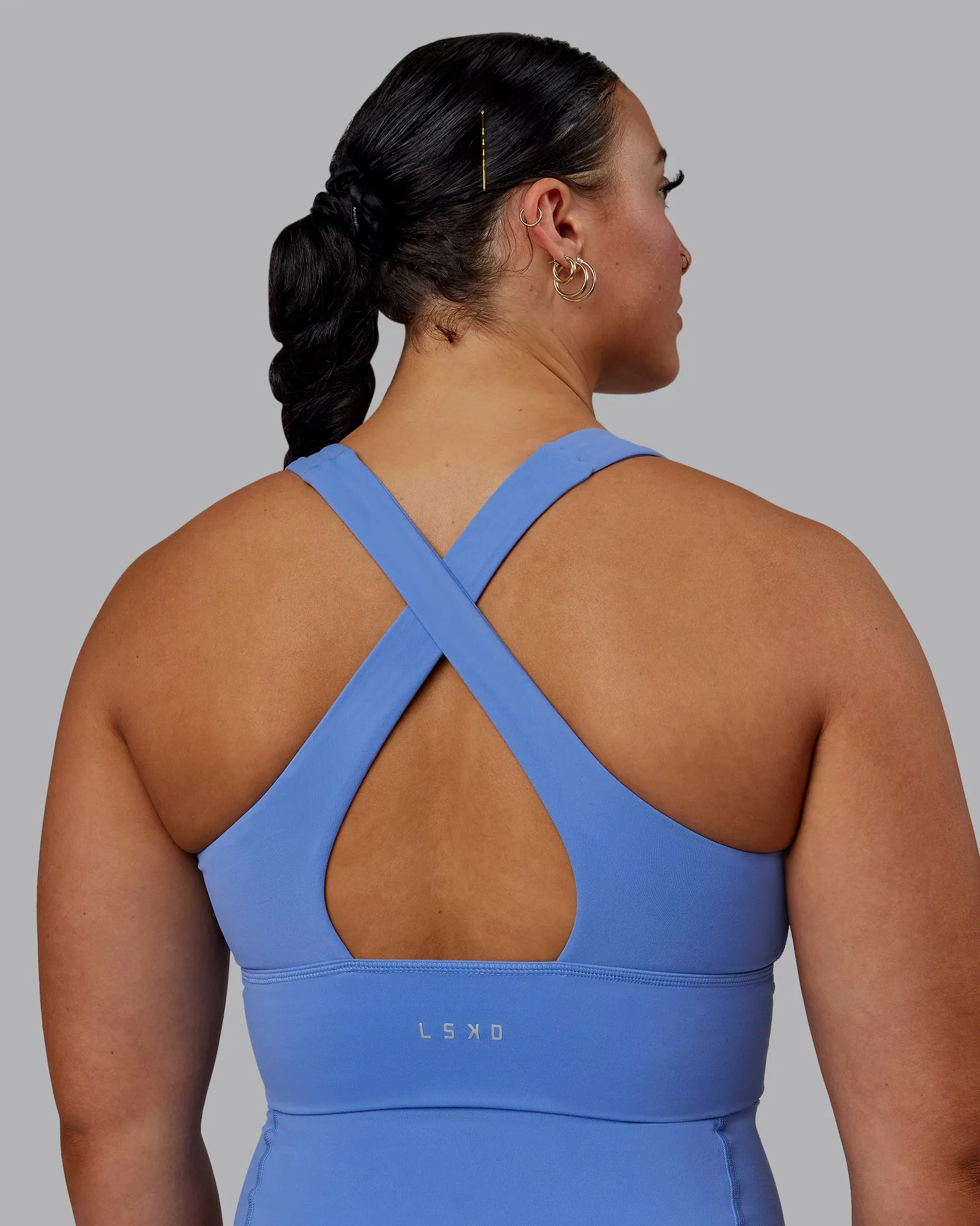 Evoke Longline Sports Bra - Ultramarine sold by LSKD product image thumbnail 2