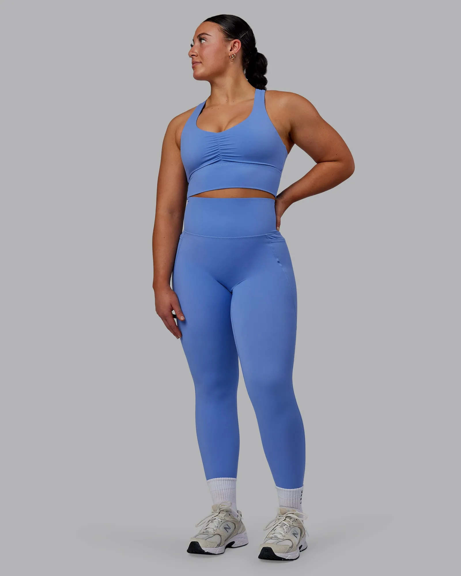 Evoke Longline Sports Bra - Ultramarine sold by LSKD product image thumbnail 5