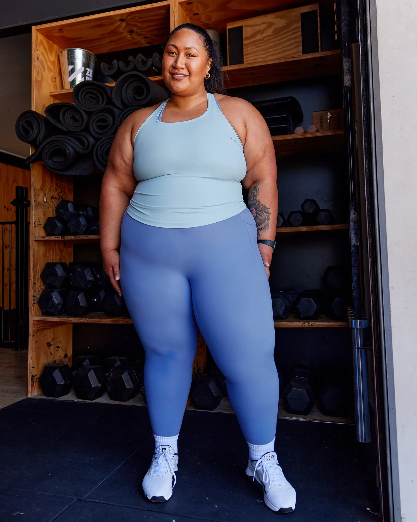 Lift Performance Tank - Glacial Blue sold by LSKD product image thumbnail 3