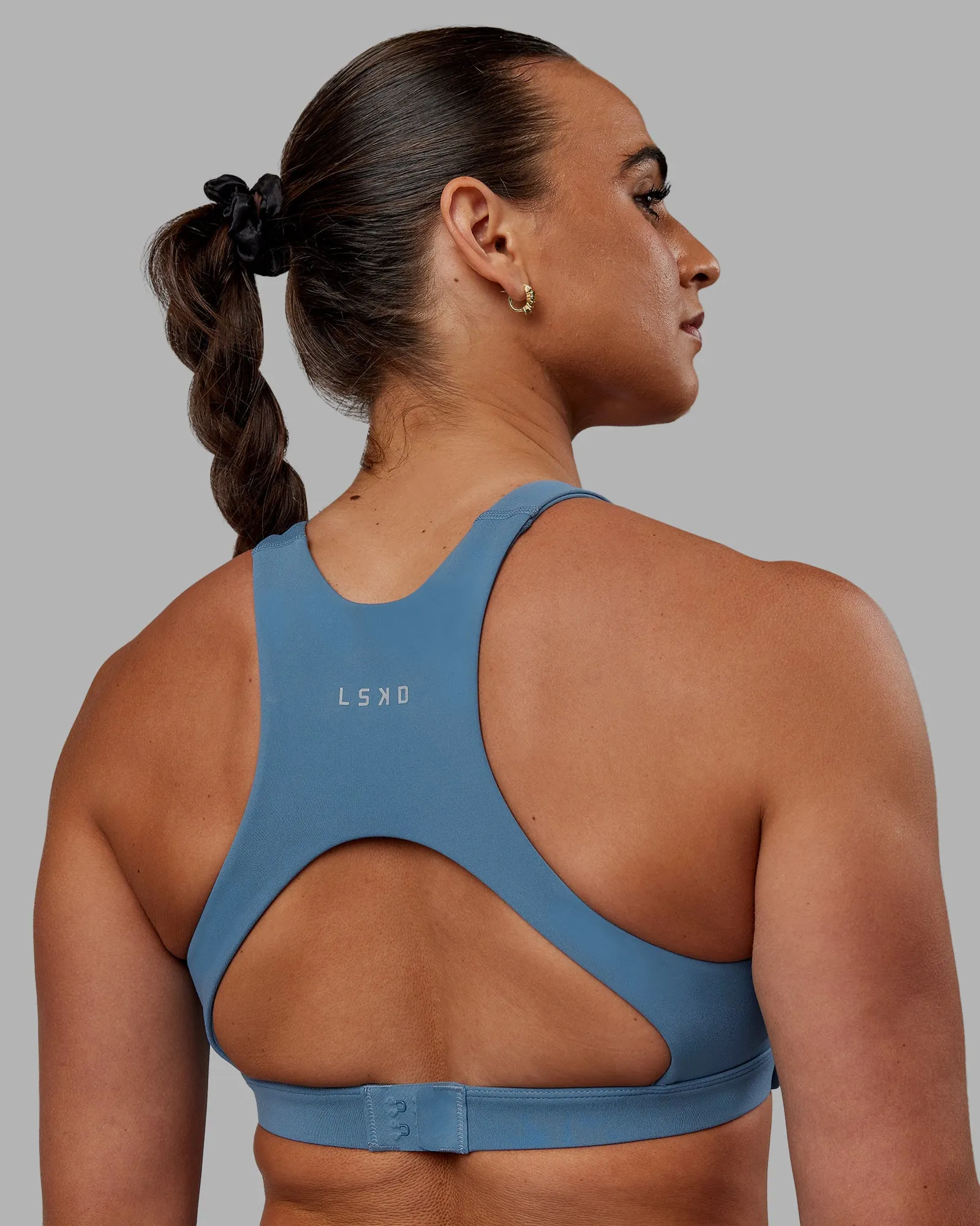 Ascent Sports Bra - Elemental Blue sold by LSKD product image thumbnail 5