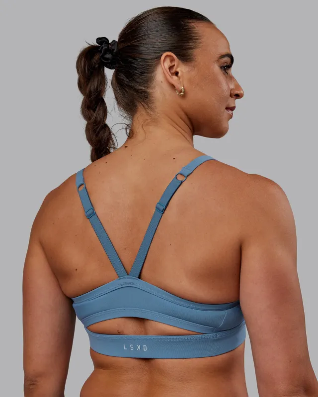 Momentum Sports Bra - Elemental Blue sold by LSKD