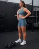 RXD High Waist Mid Short Tight - Elemental Blue sold by LSKD