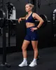 Flux Mid Short Tight - Midnight Blue sold by LSKD