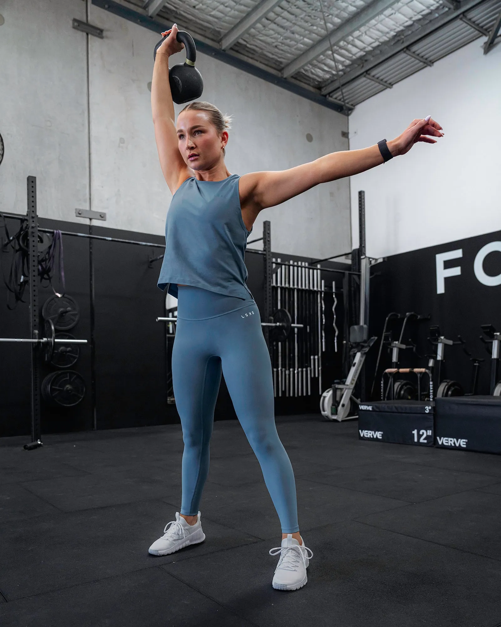 Deluxe PimaFLX Tank - Elemental Blue sold by LSKD product image thumbnail 4