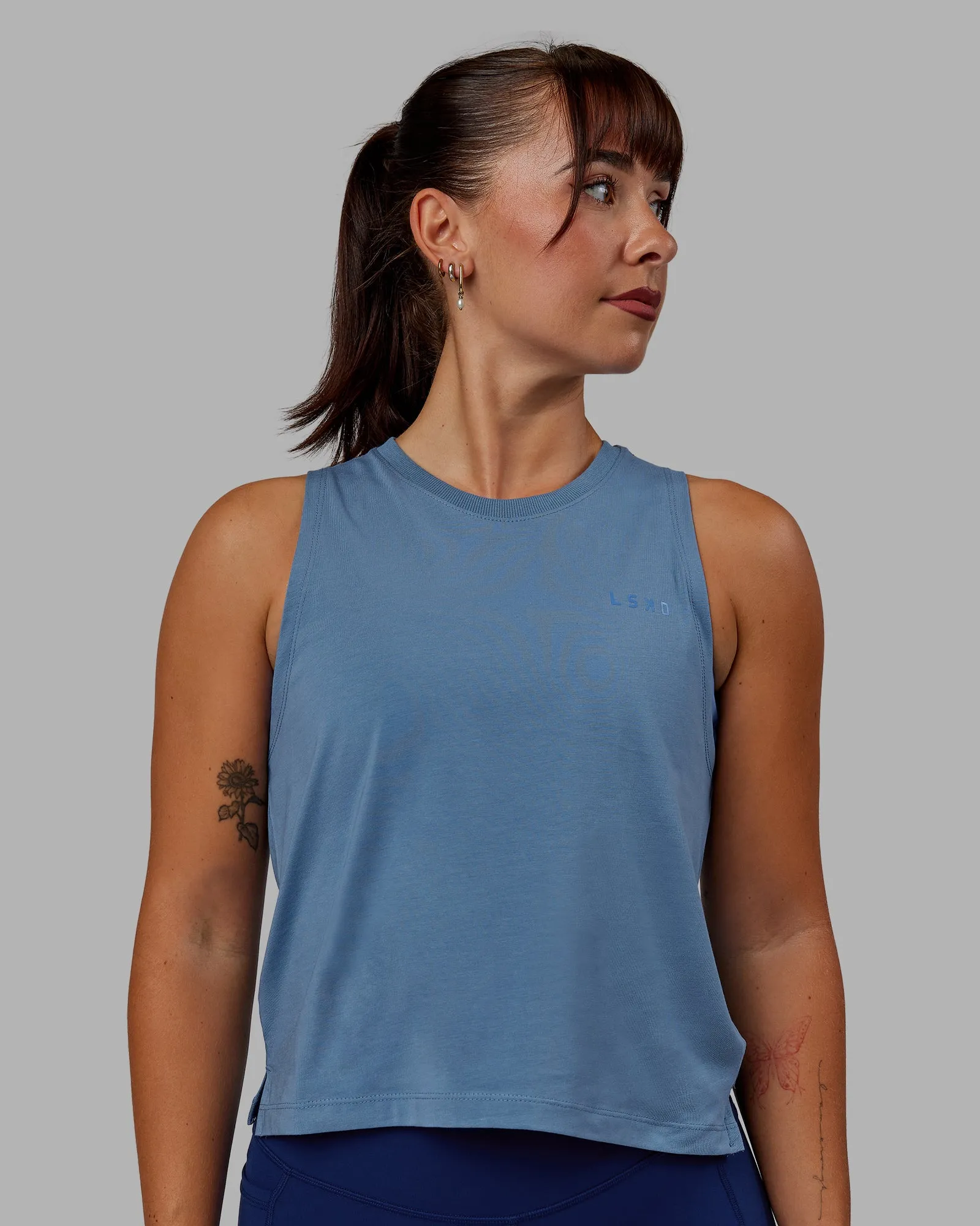 Deluxe PimaFLX Tank - Elemental Blue sold by LSKD product image thumbnail 2