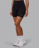 Evolved Mid Short Tight - Black-Impact Green sold by LSKD