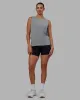 Swivel Open Back Tank - Circular Grey sold by LSKD