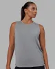 Swivel Open Back Tank - Circular Grey sold by LSKD