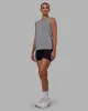 Swivel Open Back Tank - Circular Grey sold by LSKD