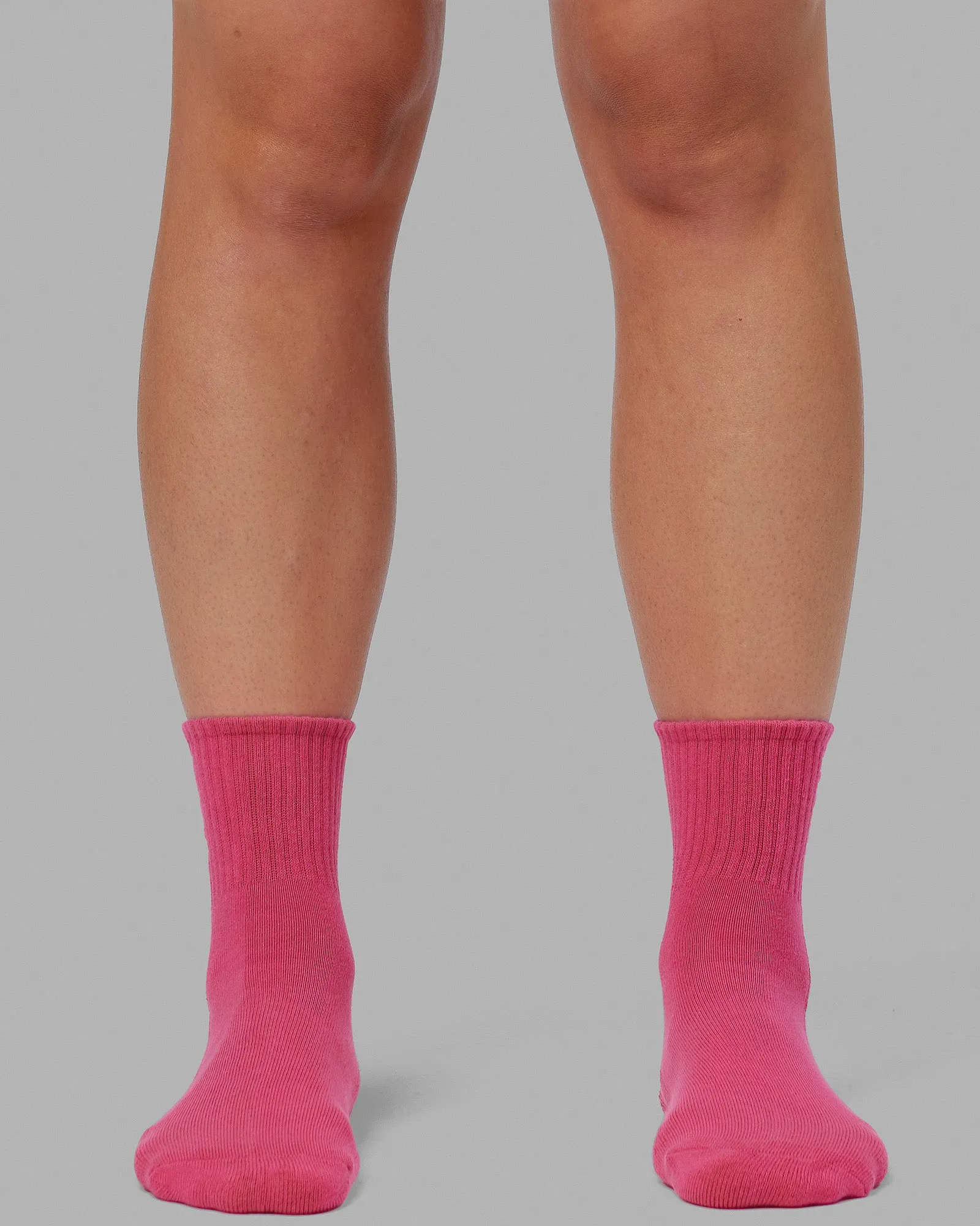 Signal Quarter Socks 3 Pack - White-Black-Berry Pink sold by LSKD product image thumbnail 5