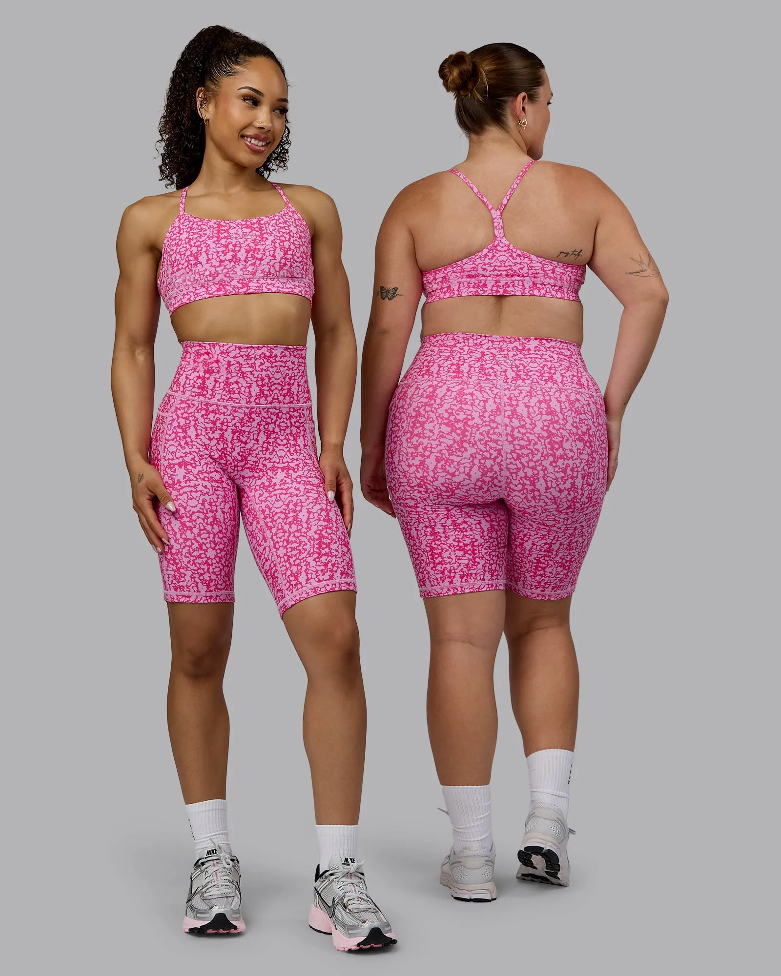 Lift Sports Bra - Patina-Ultra Pink sold by LSKD product image thumbnail 3