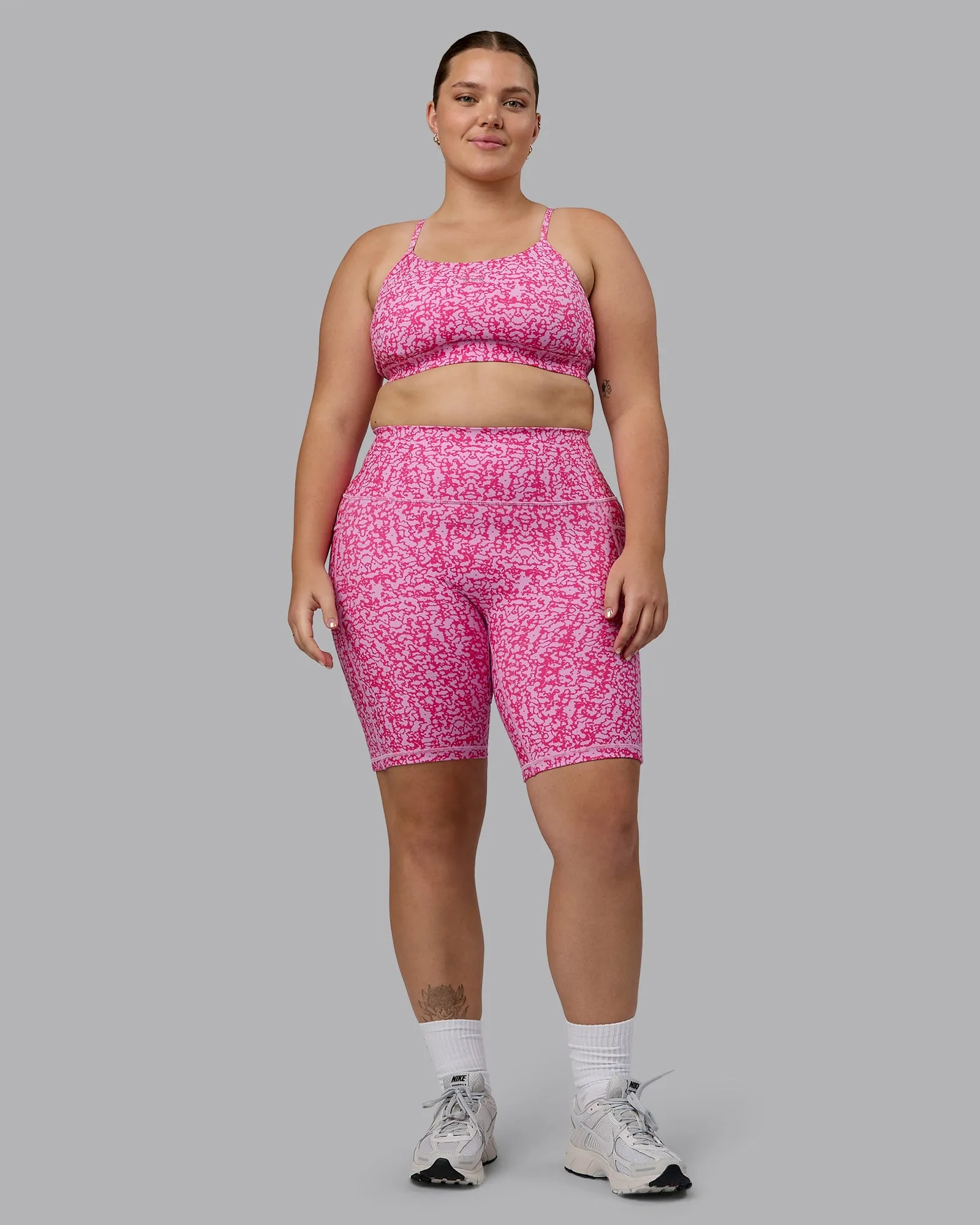 Lift Sports Bra - Patina-Ultra Pink sold by LSKD product image thumbnail 5