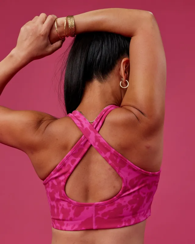 Stamina Sports Bra - Strawberry-Lava Lamp sold by LSKD