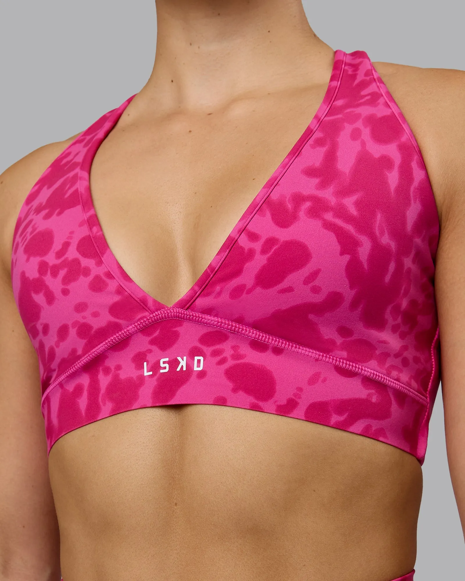 Stamina Sports Bra - Strawberry-Lava Lamp sold by LSKD product image thumbnail 5