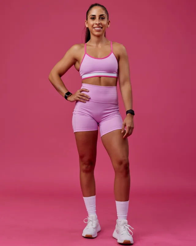 Excel Sports Bra - Pastel Orchid sold by LSKD