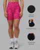 Fusion Mid Short Tight with Pockets - Strawberry-Lava Lamp sold by LSKD