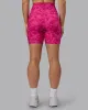 Fusion Mid Short Tight with Pockets - Strawberry-Lava Lamp sold by LSKD