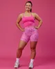 Twist Tank With Shelf Bra - Ultra Pink sold by LSKD