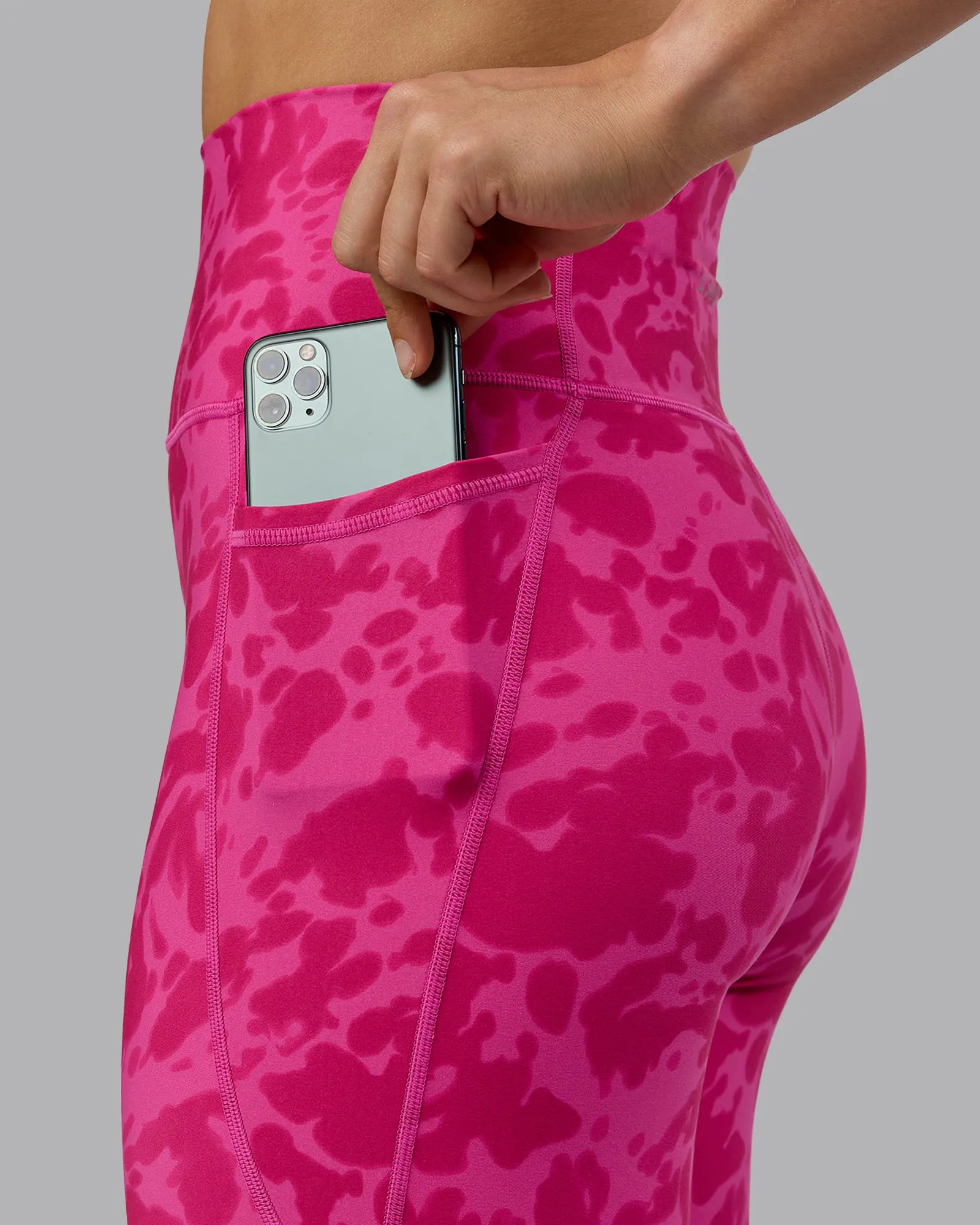 Fusion Full Length Tights with Pockets - Strawberry-Lava Lamp sold by LSKD product image thumbnail 5