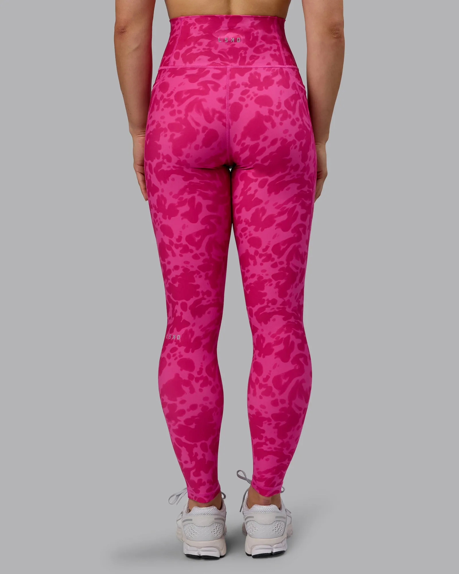 Fusion Full Length Tights with Pockets - Strawberry-Lava Lamp sold by LSKD product image thumbnail 4