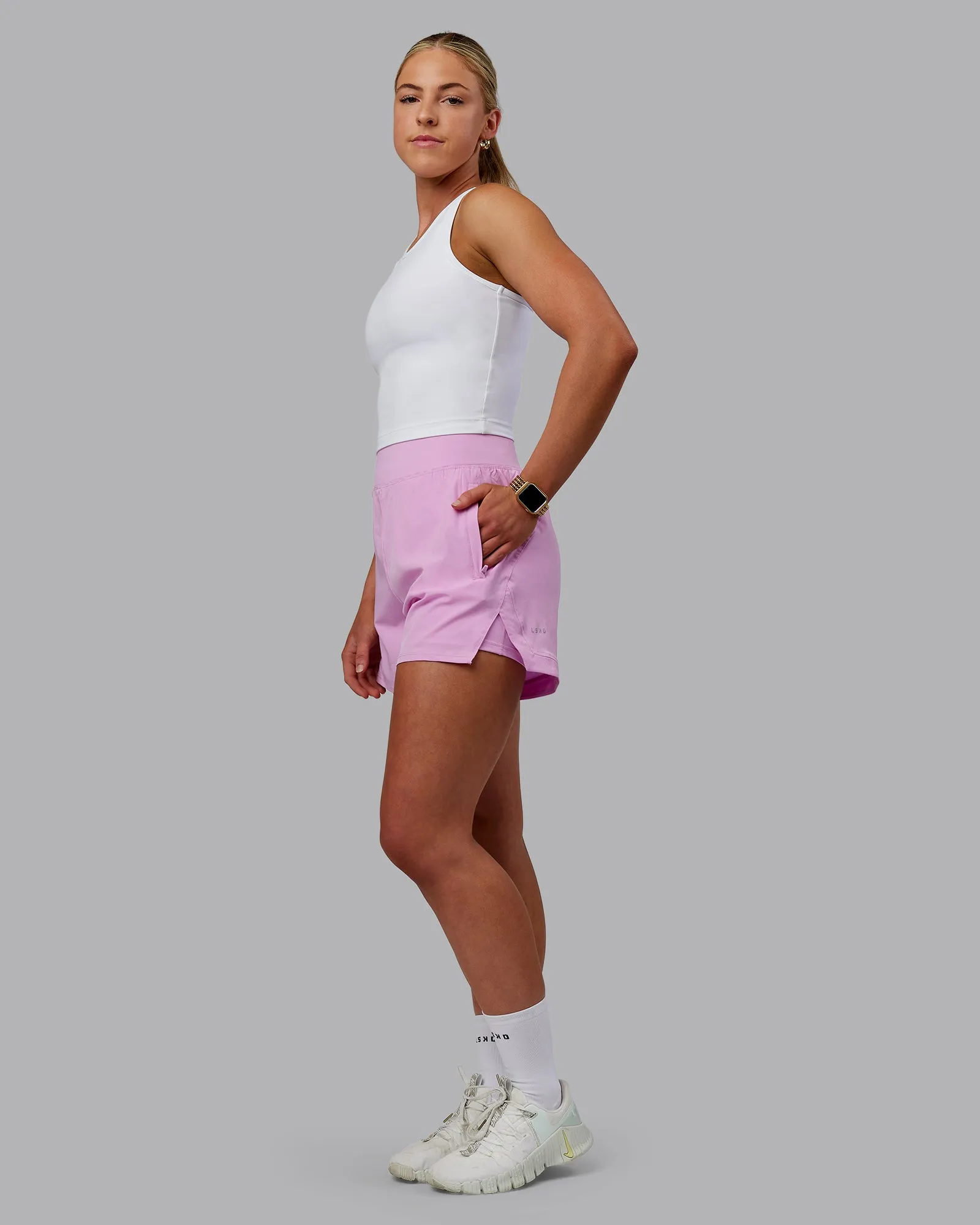 Challenger 5" Lined Performance Short - Pastel Orchid sold by LSKD product image thumbnail 5